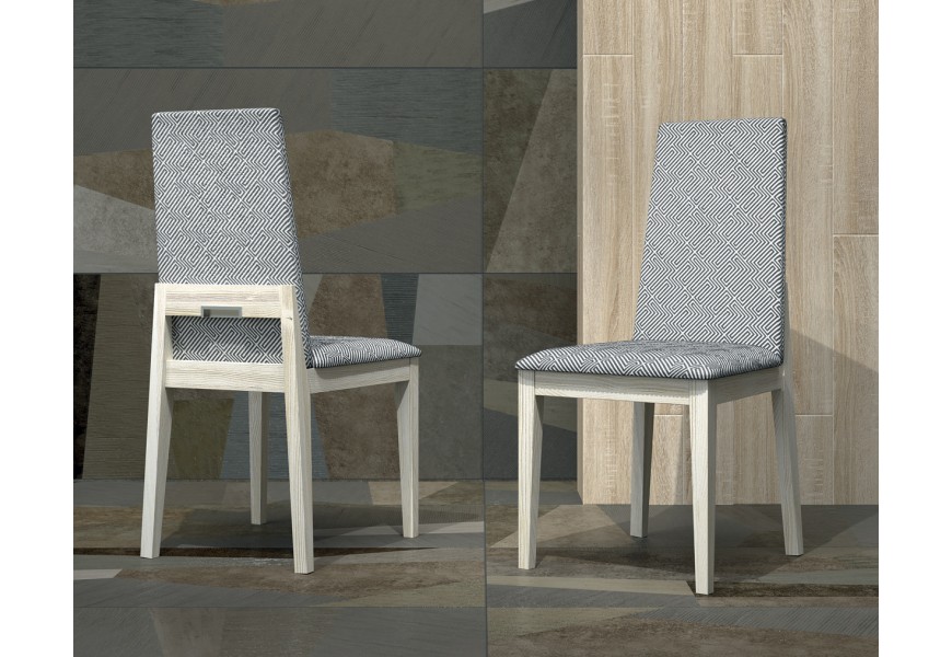 Designová jídelní židle Rodas s nízkým rámem na zádové opěrce s volitelným čalouněním 93cm