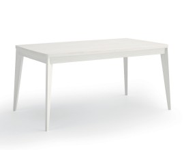 Designov&yacute; rozkl&aacute;dac&iacute; j&iacute;deln&iacute; stůl Rodas v obd&eacute;ln&iacute;kov&eacute;m tvaru s r&aacute;mem a &scaron;ikm&yacute;mi nožičkami 140 cm a 160 cm