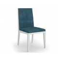 Luxusní jídelní židle Rodas z dřevěného masivu s mohutným rámem na zádové opěrce
