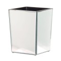 Moderní designový popelnice Granada obdélníkového tvaru se zrcadlovým efektem