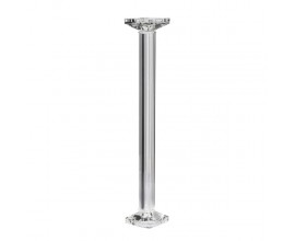Designový skleněný svícen Monaste v art-deco stylu 58cm