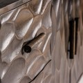 Masivn&iacute; modern&iacute; hněd&yacute; TV stolek Lalique se dvěma &scaron;upl&iacute;ky a čtyřdveřovou skř&iacute;ňkou z mangov&eacute;ho dřeva 200cm