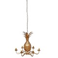 Art-deco designový závěsný lustr Pineapple z kovu zlaté barvy 69cm