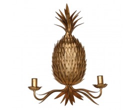 Art-deco nástěnná lampa Pineapple s kovovou konstrukcí ve tvaru ananasu 69cm