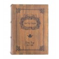 Dekorativní set koloniálních knih Victor Hugo v hnědé barvě s dekorativním vzhledem
