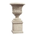 Antická dekorativní urna Antic Rome ve stylu Versailles v pískové hnědé barvě