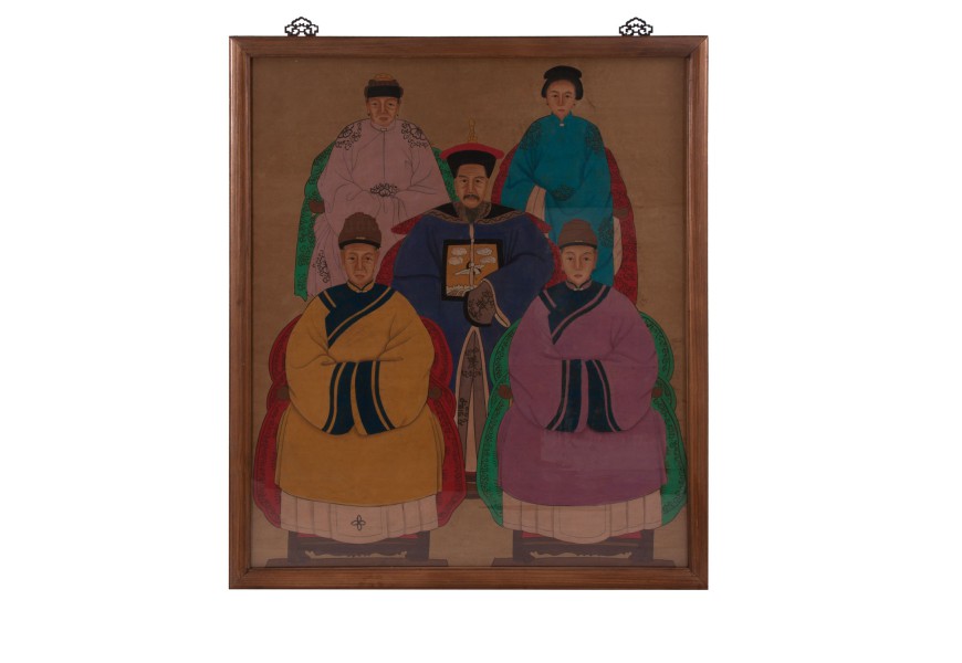 Obraz Číňané 2 137x103cm