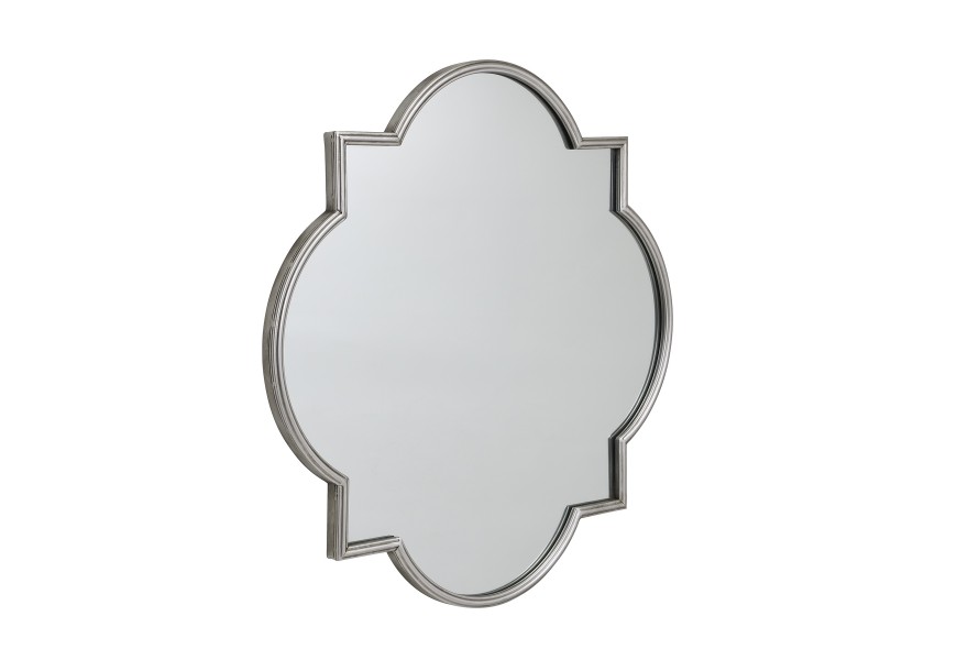 Stylové antické zrcadlo 70cm stříbrné