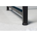 Industriální noční stolek Industria Durante v černém kovovém provedení čtvercový 46cm