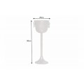 Designová nádoba na chlazení šampaňského Perlea v matném stříbrném odstínu 80cm