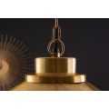 Industriální závěsná lampa Joy ve zlatém provedení s konstrukcí z kovu 115cm