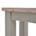 Provensálská jídelní lavice Greytone v hnědo-šedém provedení z masivního dřeva 150cm