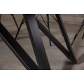 Industriální jídelní stůl Steele Craft do jídelny z masivního mangového dřeva s černýma nohama z kovu 240cm