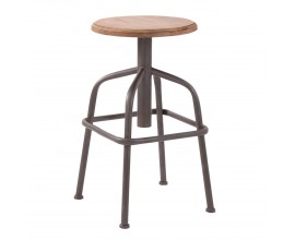 Stylová židle NATURAL dřevo-kov