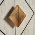 Art deco glamour barová skříňka Anisa s černou kovovou konstrukcí a bílými dvířky s intarzií bone inlay 161cm