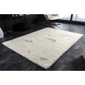 Elegantní moderní obdélníkový koberec Leaf v béžově šedé barvě 230x160cm