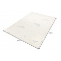 Elegantní moderní obdélníkový koberec Leaf v béžově šedé barvě 230x160cm