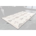 Elegantní obdélníkový koberec Ethno ve stylu etno v béžové barvě z bavlny 230x160cm