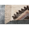 Elegantní obdélníkový koberec Ethno ve stylu etno v béžové barvě z bavlny 230x160cm