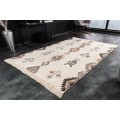 Elegantní obdélníkový koberec Ethno ve stylu etno v béžové barvě z bavlny 230x160cm