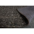Tmavě šedý obdélníkový koberec Cobally ze 100% vlny s krátkým vlasem 160x230cm