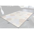 Designový moderní obdélníkový koberec Sensei s geometrickým vzorem v hnědo-modrých odstínech 230cm