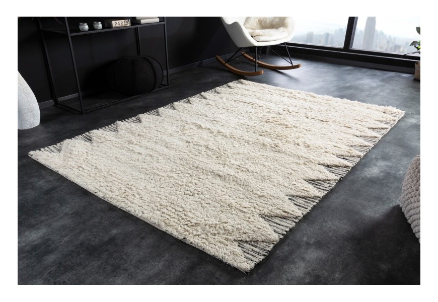 Designový koberec Cosy Wool z vlny slonovinově bílý obdélníkový 230cm