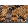 Stylový koberec Parra hnědý z pravé kůže obdélníkový 230cm