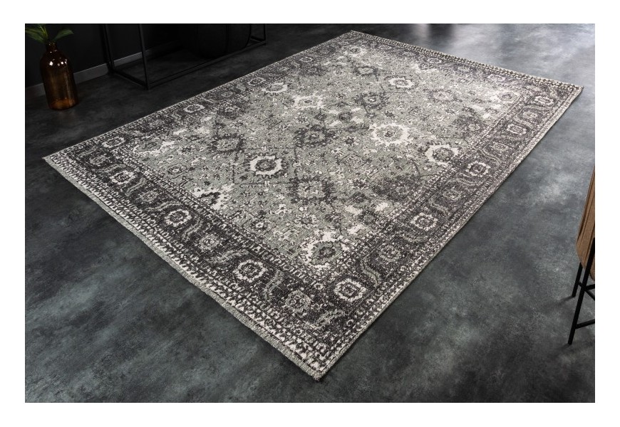 Vintage šedý koberec Ralf vzorovaný obdélníkový 230cm