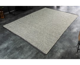 Moderní koberec Pura obdélníkový světle šedý 230cm