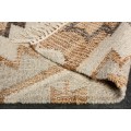 Etno designový koberec Sumeo obdélníkového tvaru béžové barvy s geometrickými vzory 230cm