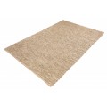 Moderní béžový obdélníkový koberec Rhys s krátkým vlasem a jemným strukturovaným zdobením 230cm