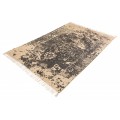 Vintage koberec Betriell v béžové barvě s šedým nepravidelným vzorovaným potiskem ve tvaru obdélníku 160x230cm