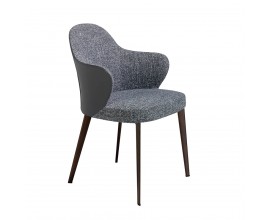 Luxusní moderní jídelní židle Vita Naturale v šedé barvě 83cm