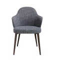 Textilní čalounění a měkká polyuretanová výplň židle Vita Naturale zaručí maximální komfort při sezení