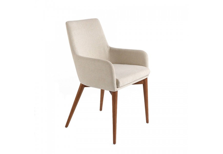 Moderní jídelní židle Vita Naturale krémová 88cm