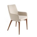 Moderní jídelní židle Vita Naturale krémová 88cm