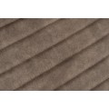 Industriální lavice Imperial se šedohnědým čalouněním as černou kovovou konstrukcí 160cm