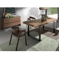 Moderní nábytek a italský design - Moderní obývací pokoj v dřevěném provedení nábytku Vita Naturale