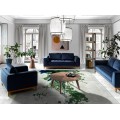 Moderní nábytek a italský design - Luxusní obývací pokoj zařízený s nábytkem Vita Naturale s přírodním nádechem