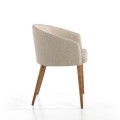 Elegantní design a zaoblené linie jídelní židle Vita Naturale v moderním stylu