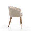 Elegantní design a zaoblené linie jídelní židle Vita Naturale v moderním stylu