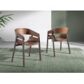 Poznejte italský design s přírodním nádechem s dřevěnou jídelní židlí Vita Naturale