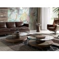 Kulatý konferenční stolek Vita Naturale svým univerzálním moderním designem krásně doplní Váš obývací pokoj