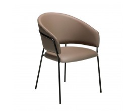 Moderní jídelní židle Vita Naturale z eko-kůže norková 81cm