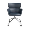 Luxusní kancelářská židle Forma Moderna v provedení tmavě modrá eko-kůže