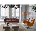 Moderní nábytek a italský design - luxusní obývací pokoj s nádechem retro stylu díky nábytku Forma Moderna