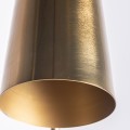 Designová stojací lampa Amira II v art deco stylu zlaté barvy s konstrukcí z kovu 164cm