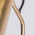 Designová stojací lampa Amira II v art deco stylu zlaté barvy s konstrukcí z kovu 164cm
