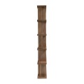 Moderní dřevěná knihovna Forma Moderna přírodní hnědá 195cm